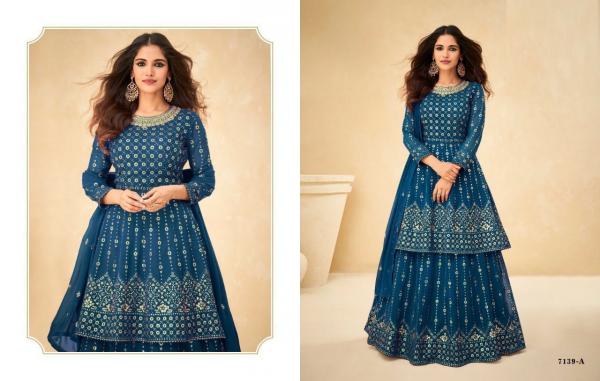 Gulkayra 7139 Colour Georgette Embroidery Wear Salwar Kameez